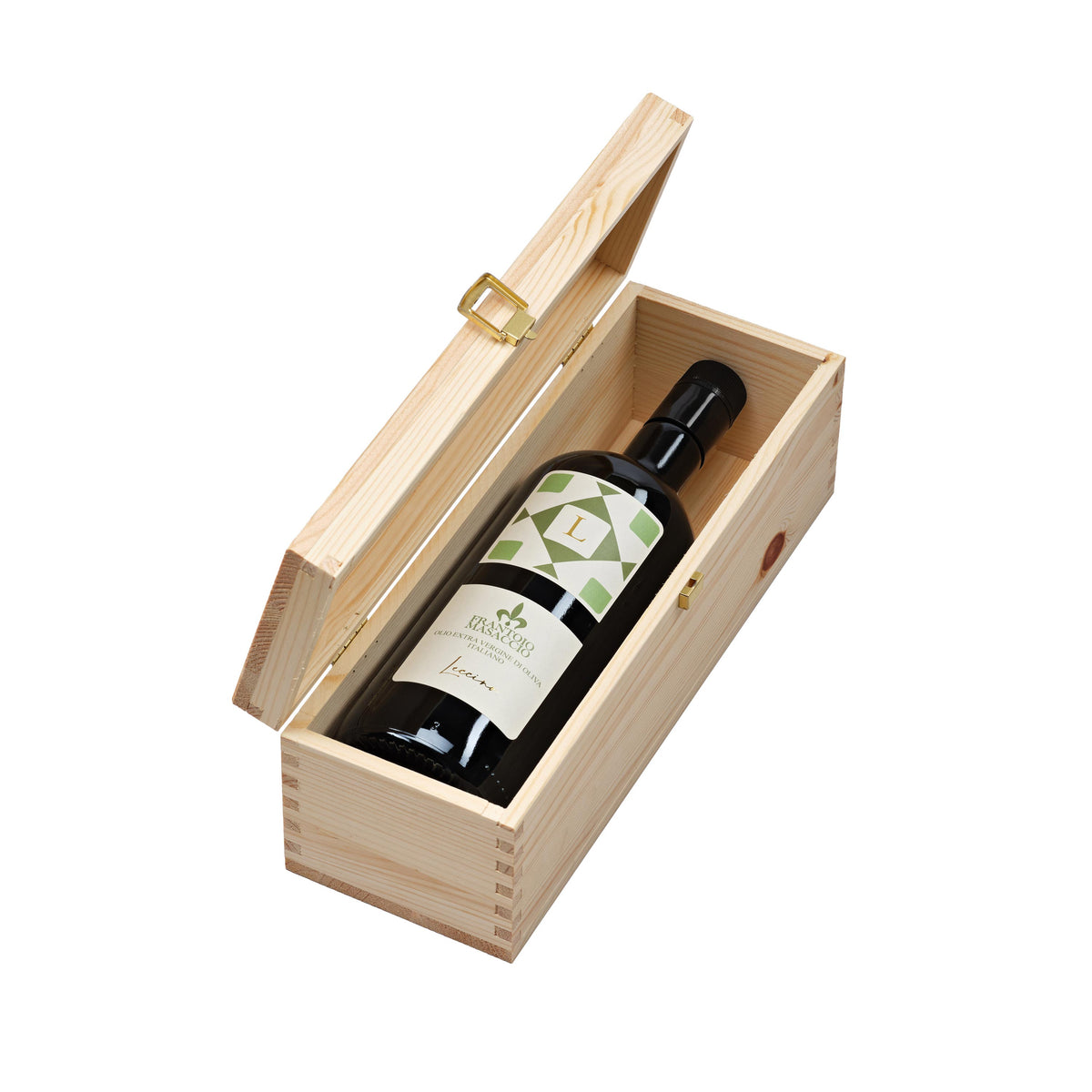 Confezione Regalo in Legno da 1 Litro Leccino